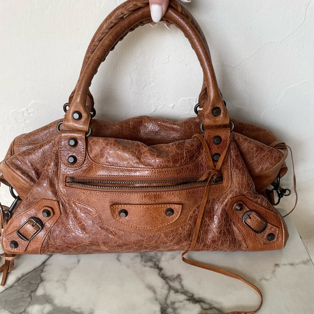 Balenciaga brown twiggy- euc